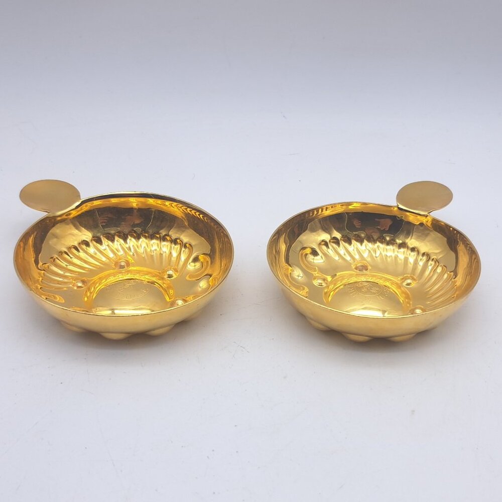 Brass Colored French Tastevin By Henri Maire